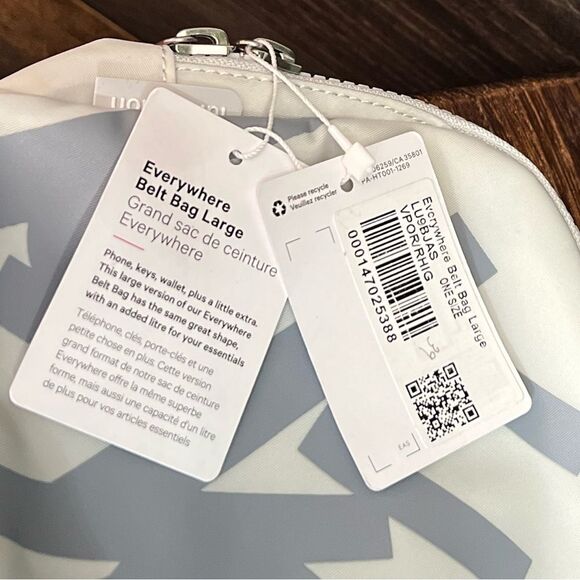 Lululemon Everywhere Belt Bag Large 2L in Vapor Rhino Grey LU9BJAS. NWT! - Picture 8 of 13